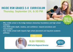 Inside RSM Grades 5-8 Curriculum Inside RSM Grades 5-8 Curriculum